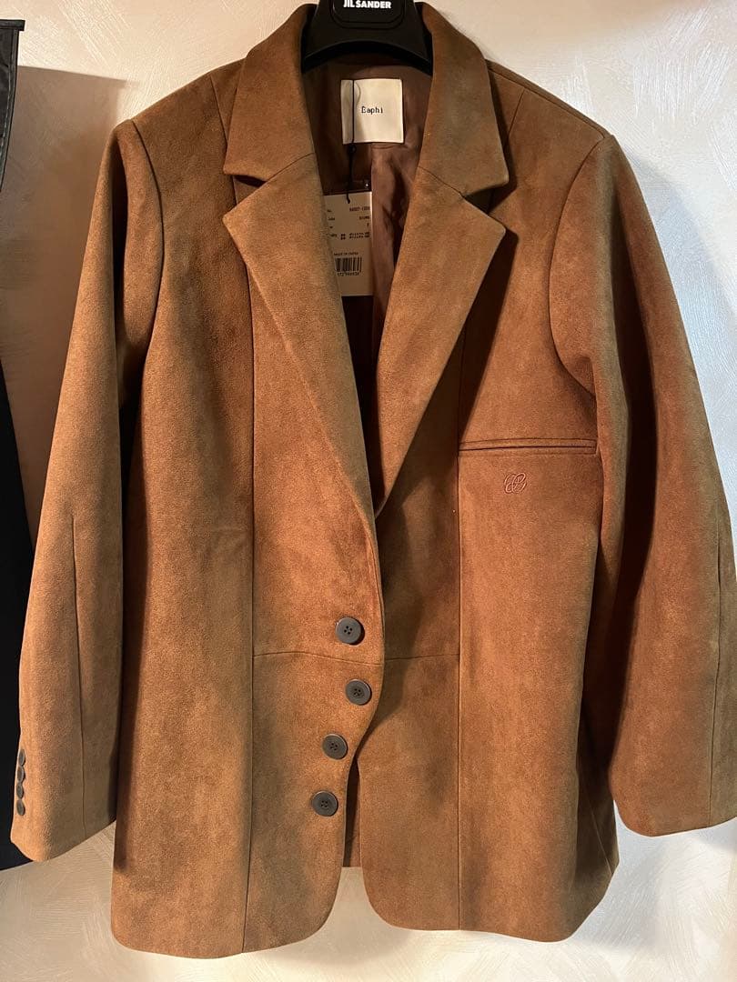 eaphi CLASSIC WAVE JACKET ー FAUX SUEDE