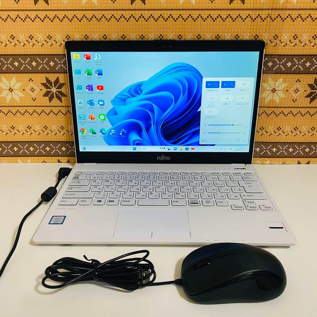 Y80 FujitsuノートパソコンSSD第7世代 コンパクトWindows11