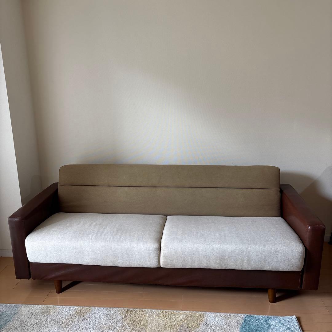 25日まで！！nico and... 3人掛けソファベッド