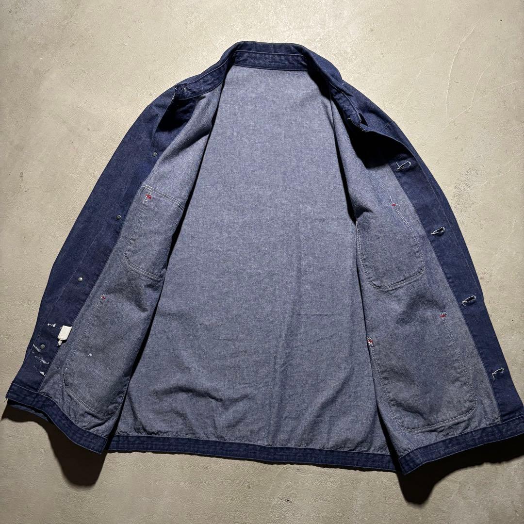 60s BLUE BELL デニムカバーオール ヴィンテージ VAT DYE