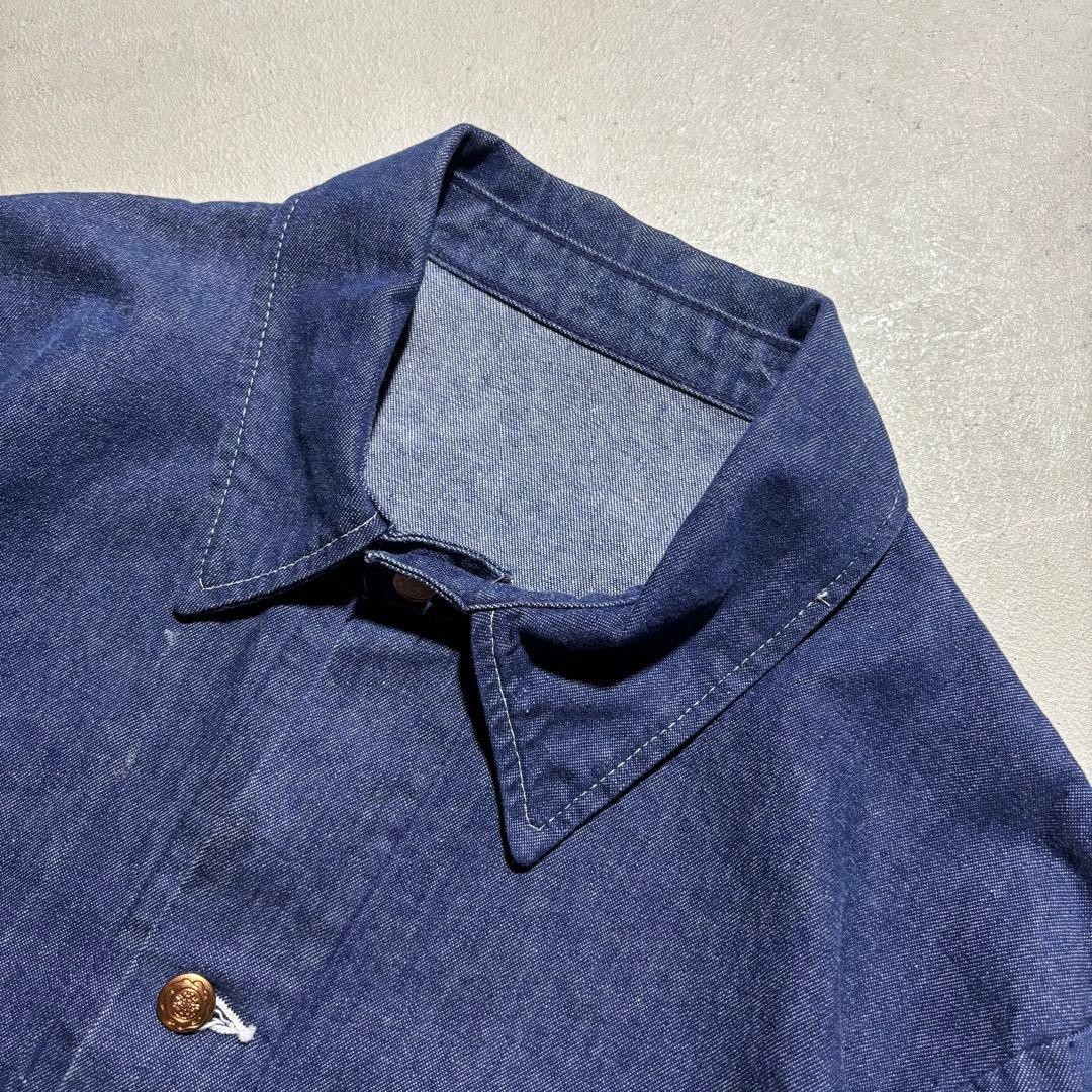 60s BLUE BELL デニムカバーオール ヴィンテージ VAT DYE
