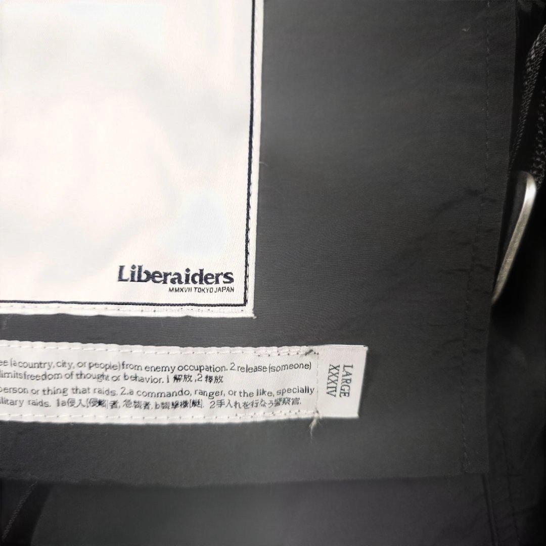 Liberalders ナイロンショートパンツ　ブラック　リベレイダース　L