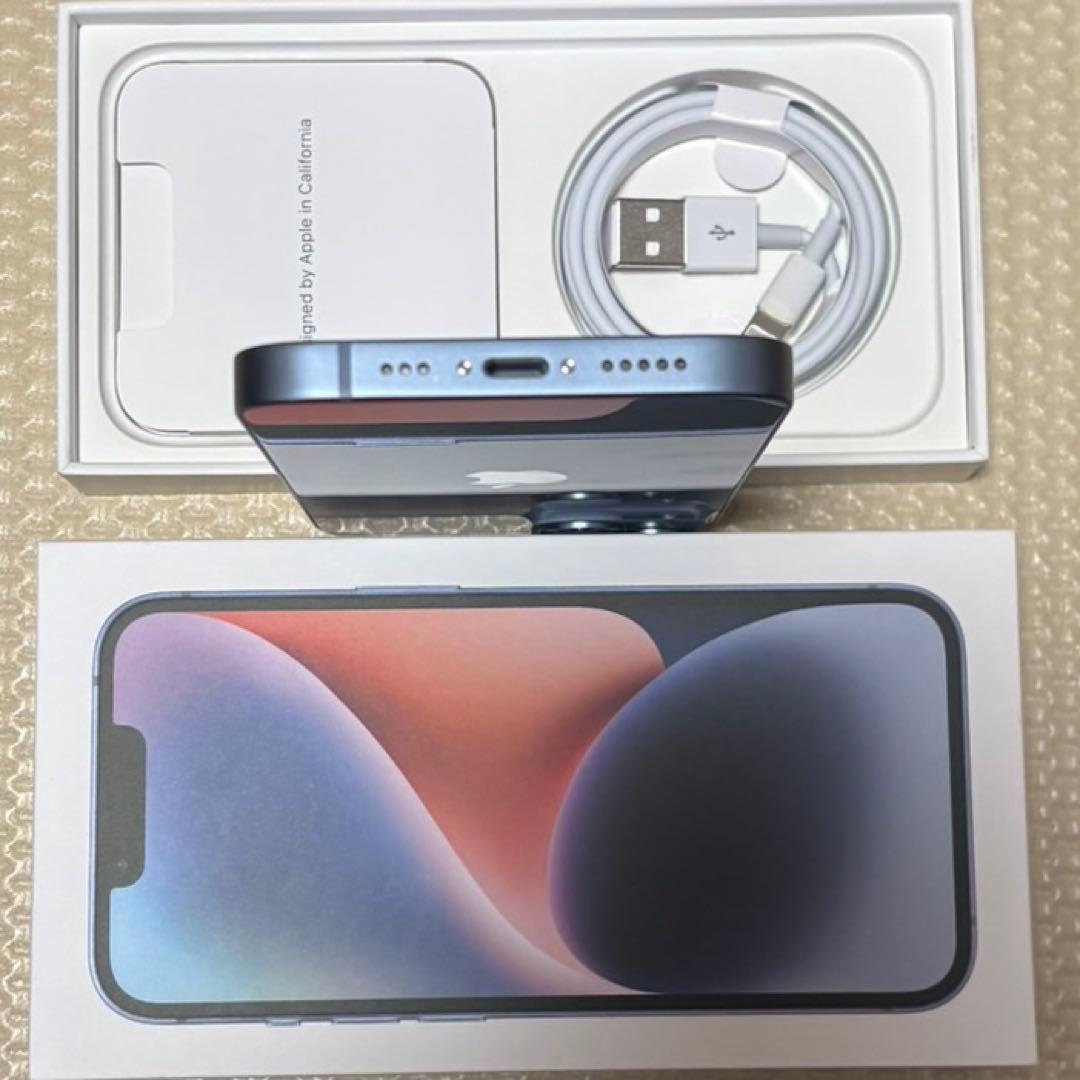 ほぼ新品！バッテリー100% iPhone14 128GB SIMフリー 本体