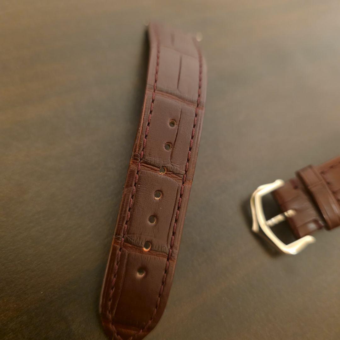 Cartier　カルティエ　タンクマストLM　バーガンディカラー　純正ベルト