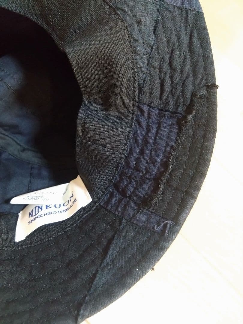 帽子 KUON BORO Bucket Hat (Black)