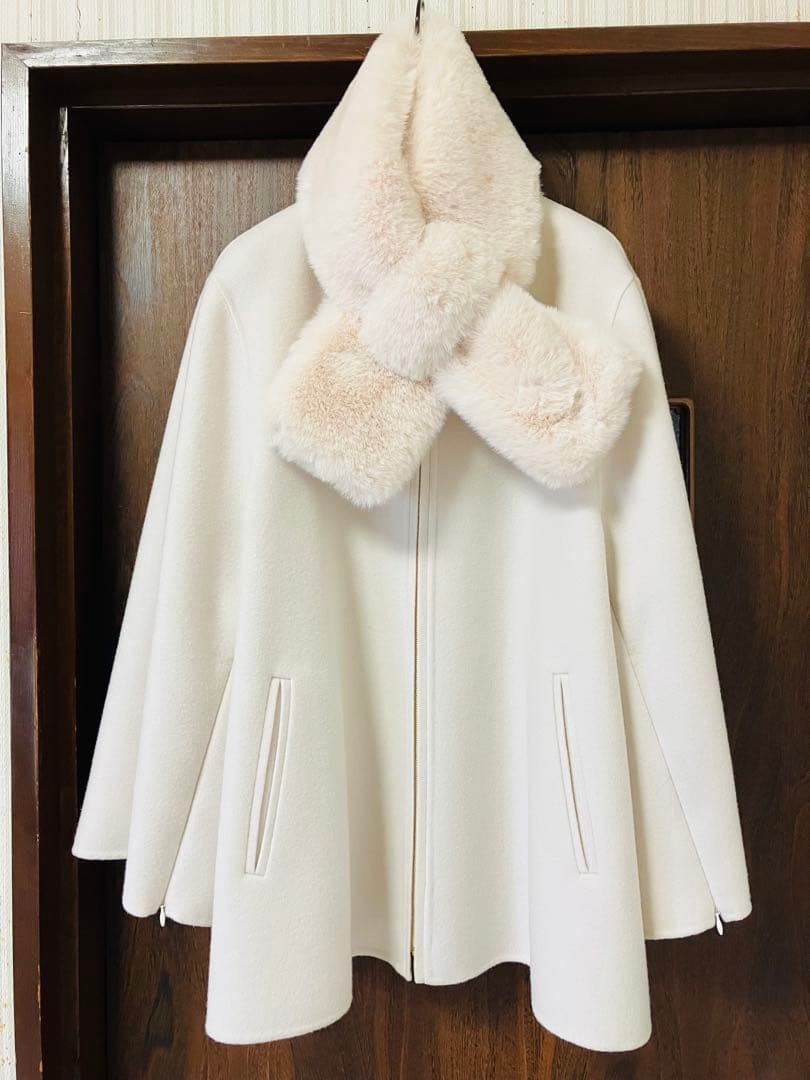 23区　ウールリバー ケープジャケット