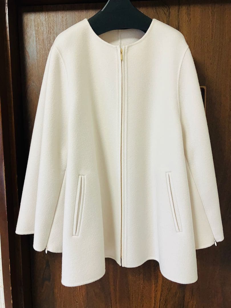 23区　ウールリバー ケープジャケット