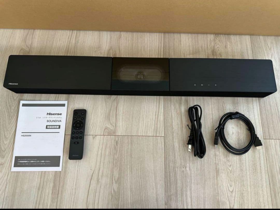 美品　ハイセンス　サウンドバースピーカー　HS2000N