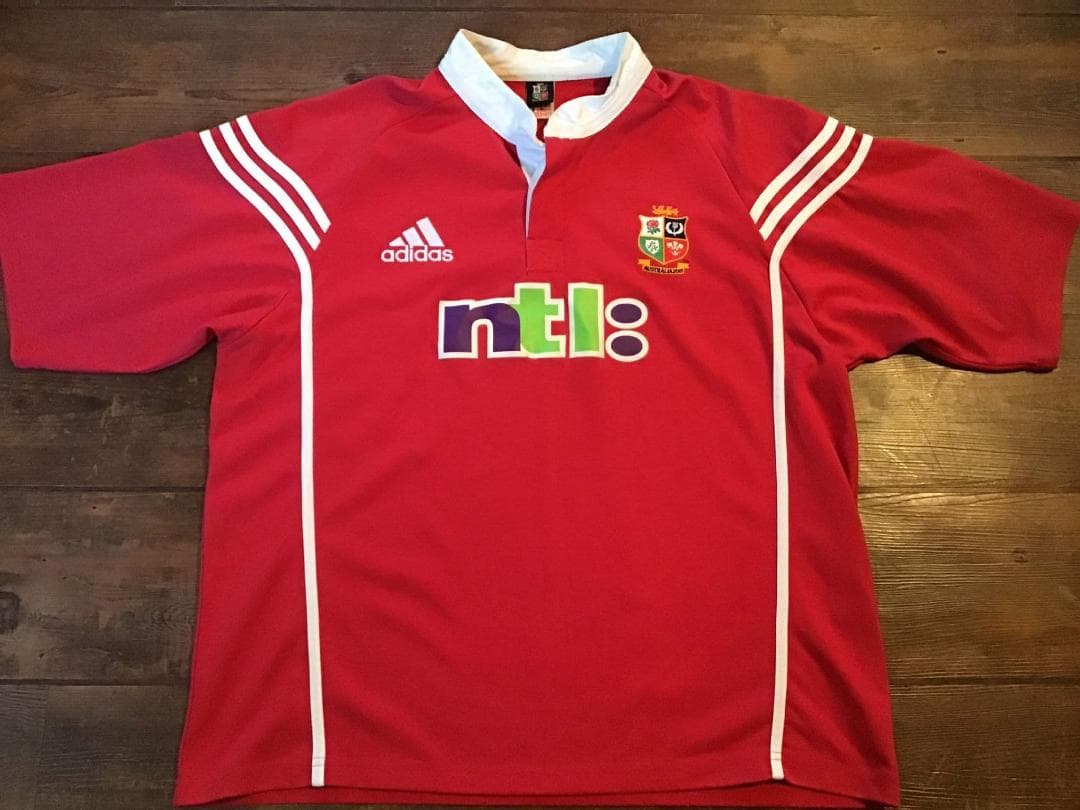 adidas British and Irish Lions ラグビーシャツ