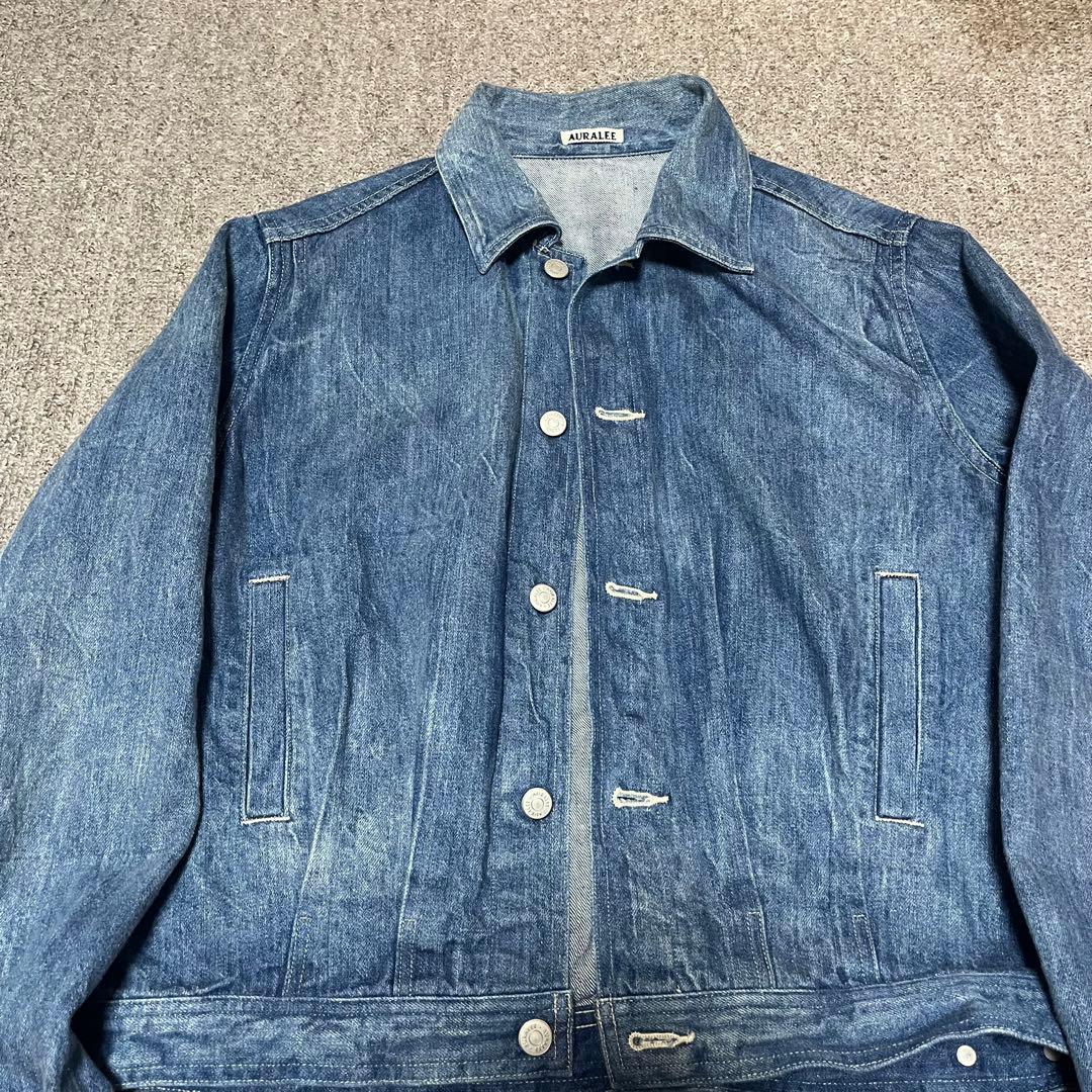 ジャケット・アウター Auralee Selvedge Faded denim Blouson 2