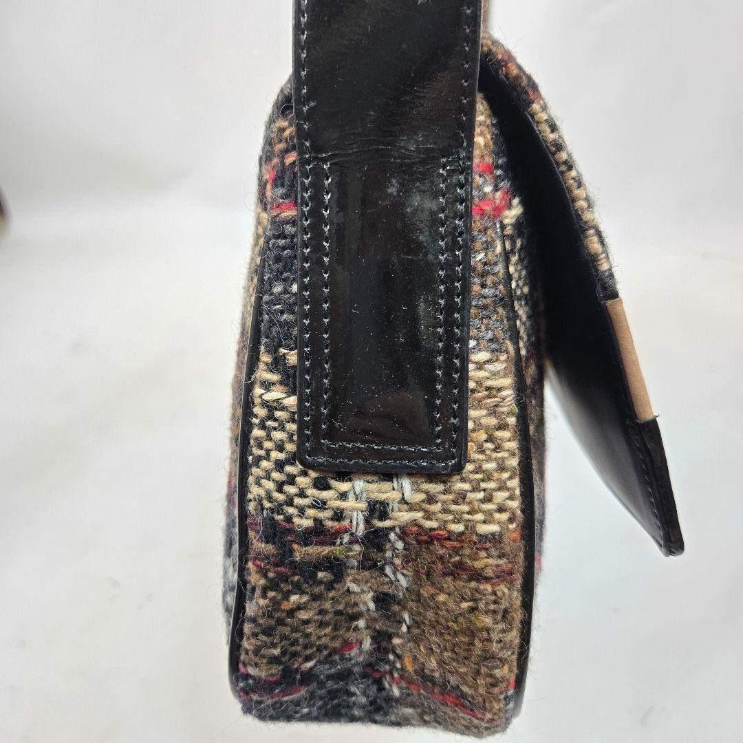激レア美品 BURBERRY ツイード ノバチェック ショルダーバッグ
