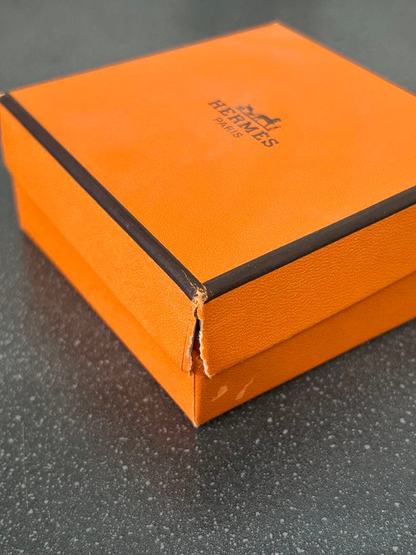 【美品】エルメス H バングル クリッククラック ブレスレット シルバー ブルー