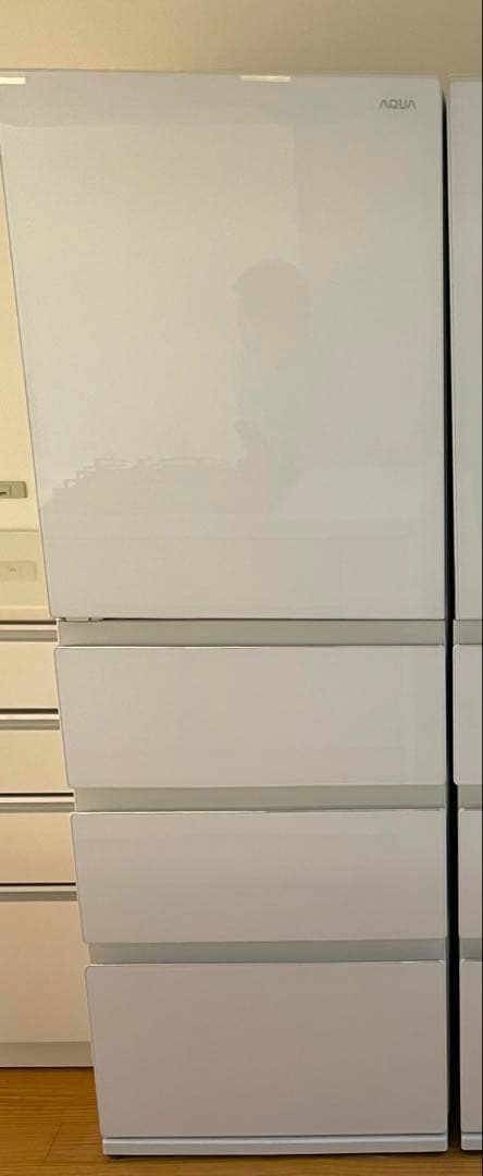 【週末限定】AQUA 左開き430L 2022年製　幅60 美品