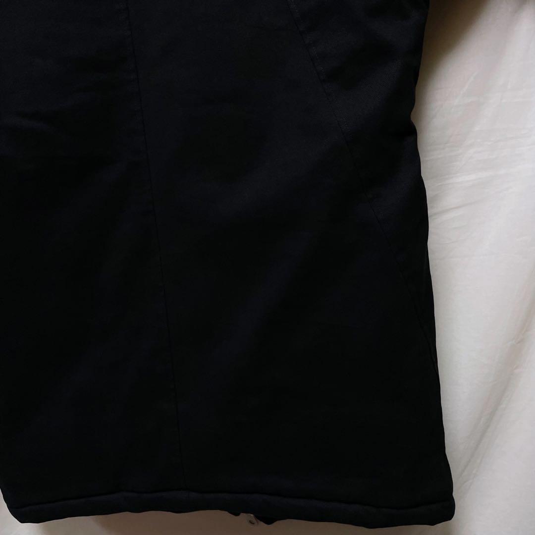 【NO ID.】マルチシームハイカラーハーフコート ボアフリース ハの字ジッパー