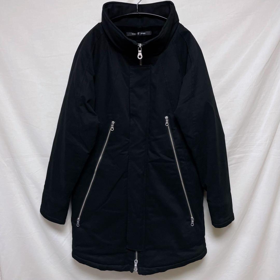 【NO ID.】マルチシームハイカラーハーフコート ボアフリース ハの字ジッパー