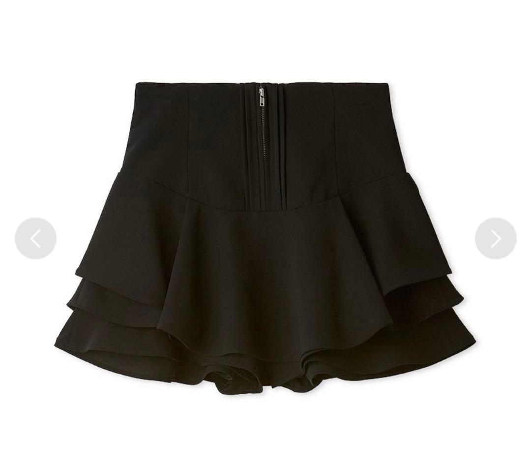 2025新品　スナイデル　レイヤードフリルミニスカショーパン【カンヘウォン着用】