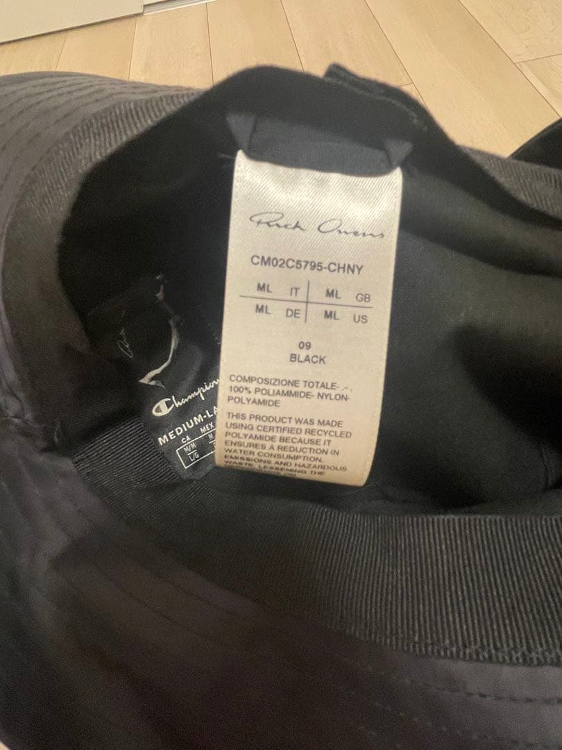 Rick Owens× Championバケットハット