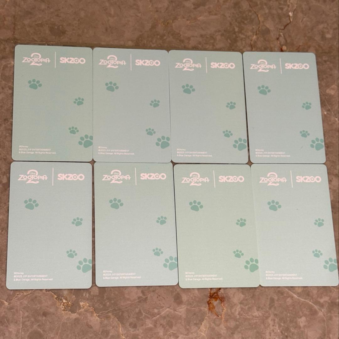 straykids スキズ　ズートピア　ポップアップ　8枚セット