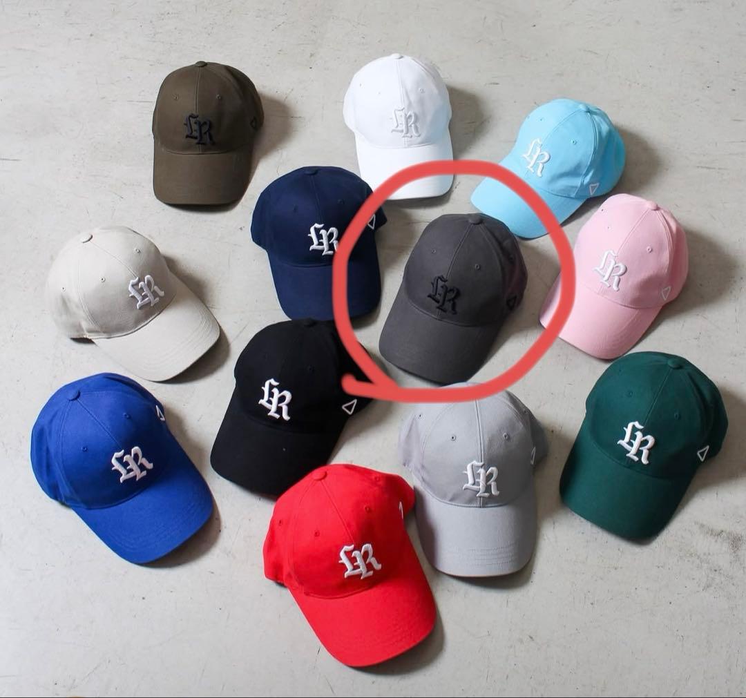 【新品未使用】リベイロlibeiroロゴキャップ チャコール グレー