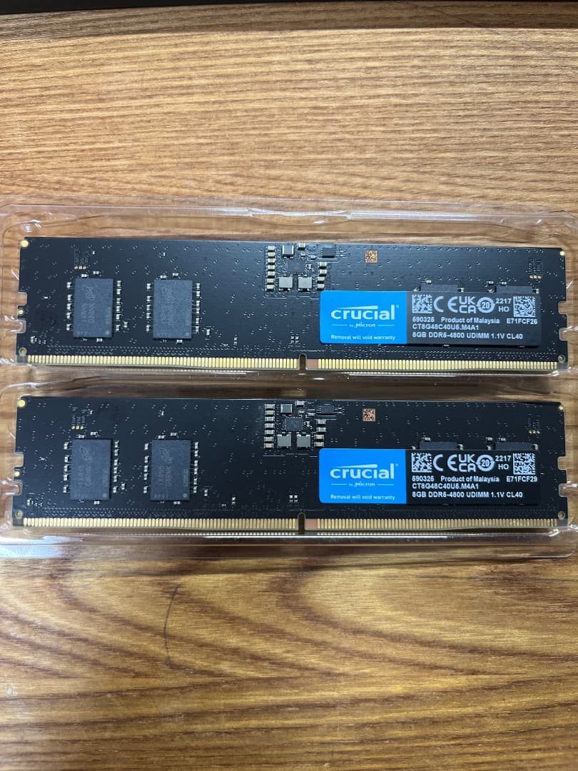 crucial DDR5-4800 8GB×2