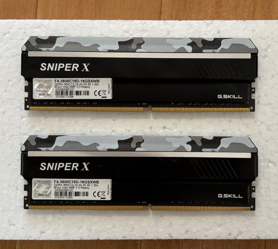 G.Skill Sniper X DDR4 3600 16GB (8GB×2)
