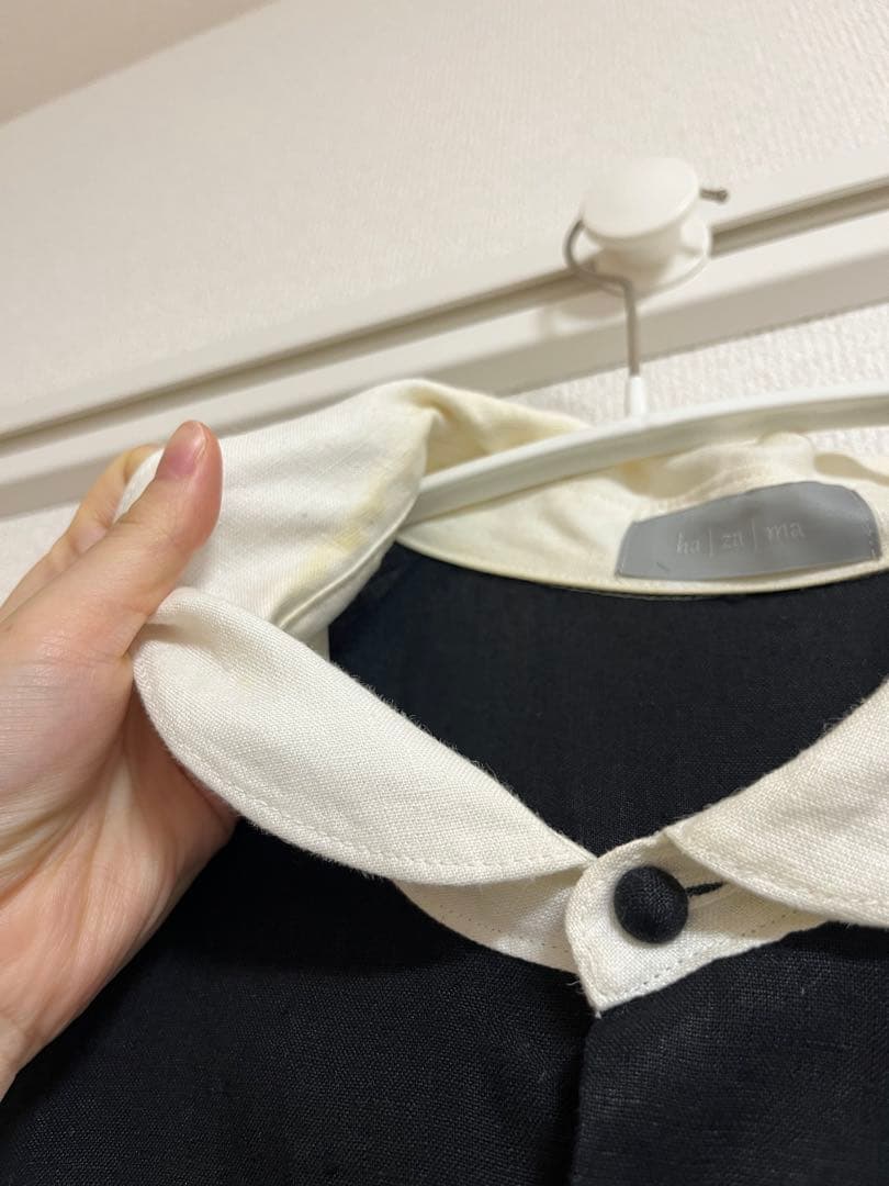 ha|za|ma 経年真価のワンピース　ブラック