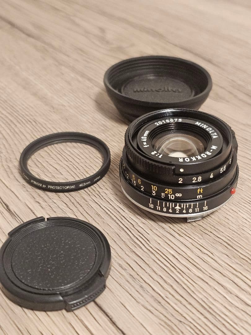 「極希少品」Minolta 40mm f/2 ライカMマウント