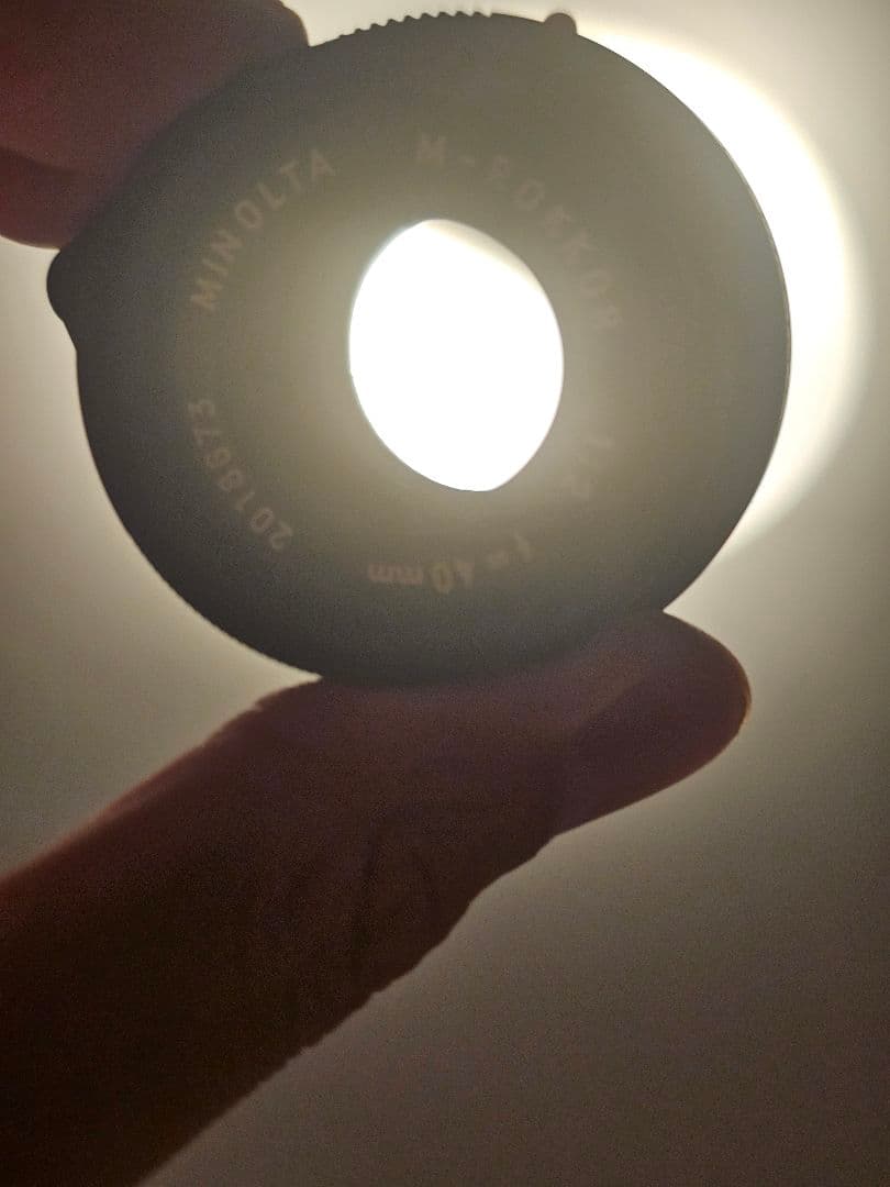「極希少品」Minolta 40mm f/2 ライカMマウント
