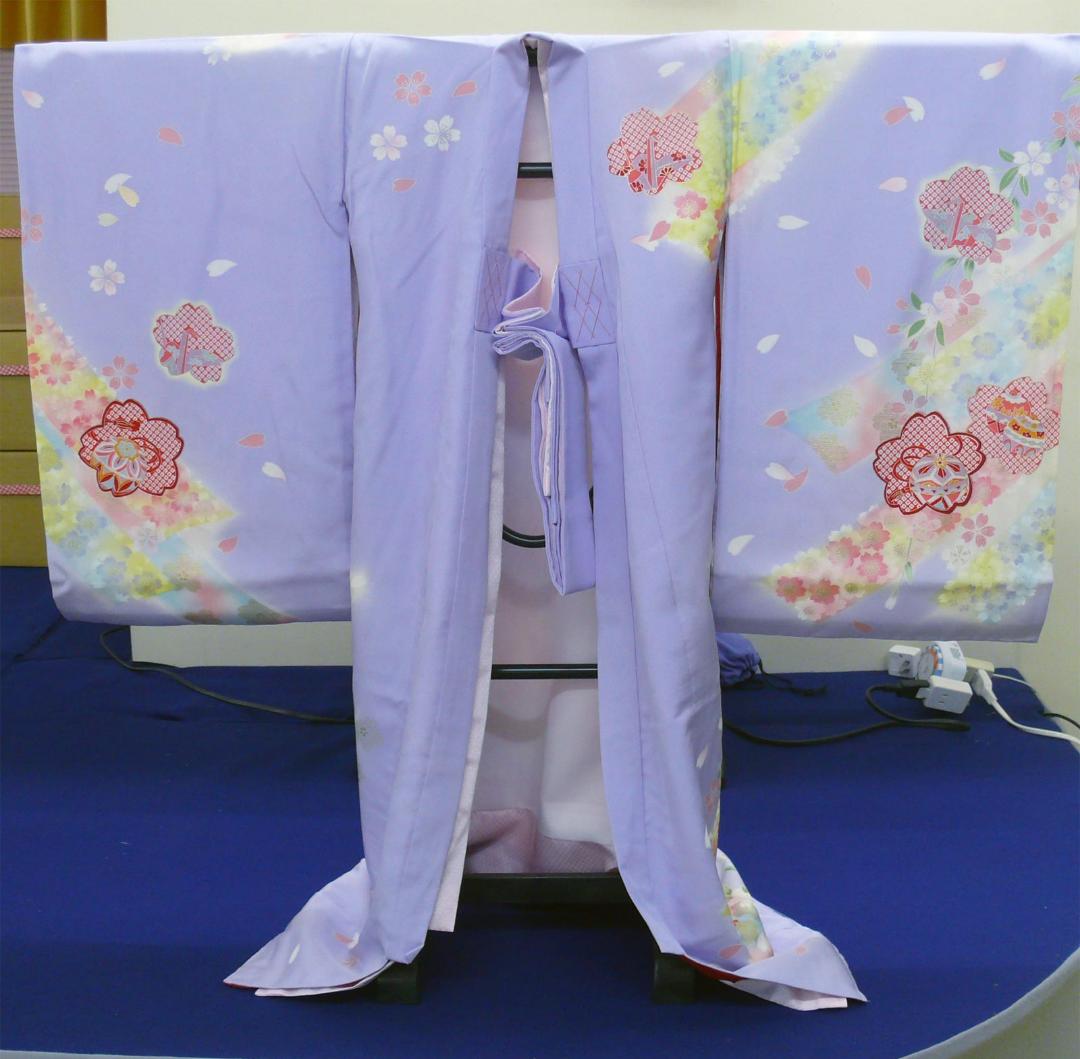 お宮参り 一つ身 着物 薄紫