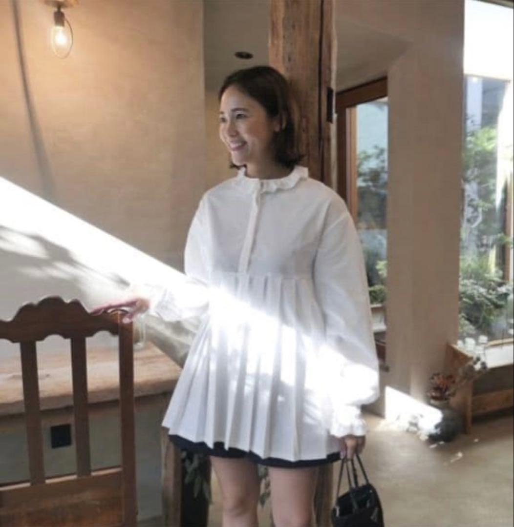 rosymonster ロージーモンスター　ルミエールチュニックブラウス　白