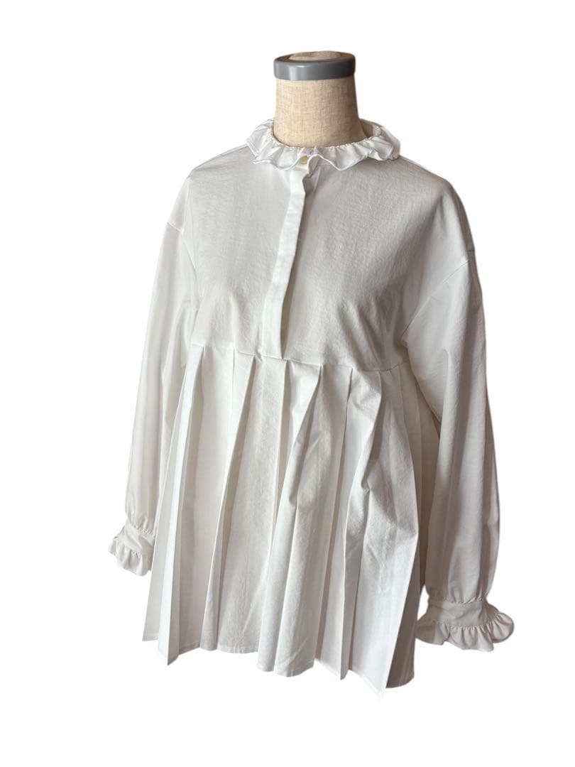 rosymonster ロージーモンスター　ルミエールチュニックブラウス　白