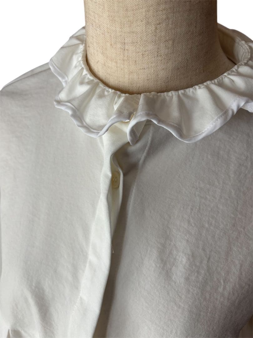 rosymonster ロージーモンスター　ルミエールチュニックブラウス　白