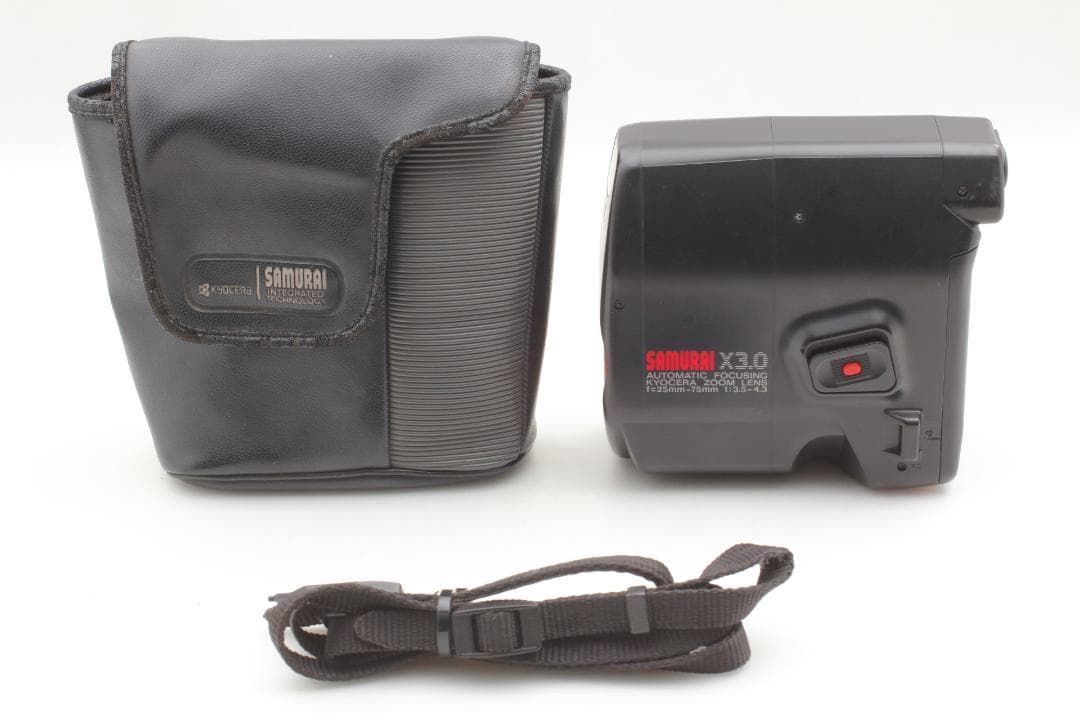 【整備済　美品】京セラ サムライ X3.0 35mmハーフカメラ フラッシOK