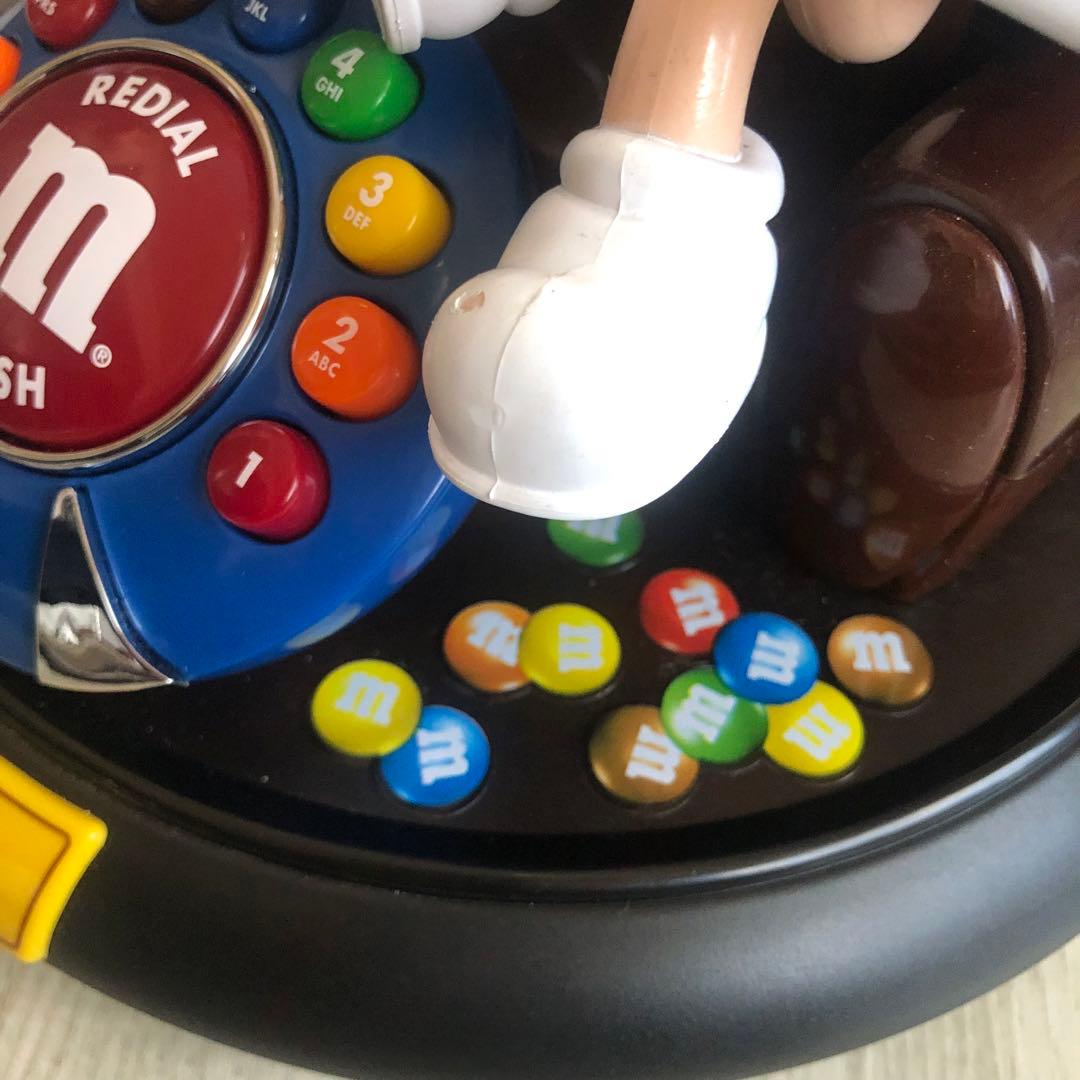 美品希少⭐️日本で繋がるUSA限定ビンテージM&Msフィギュア電話機