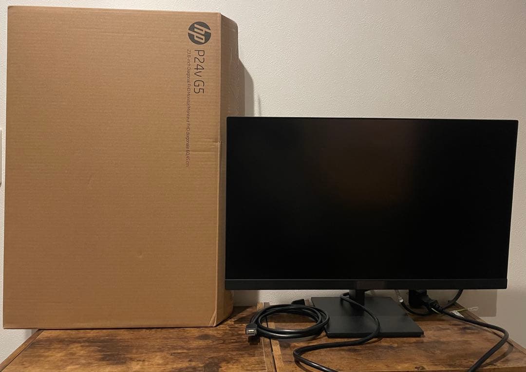 HP 23.8インチ　FHD モニター　付属品完備