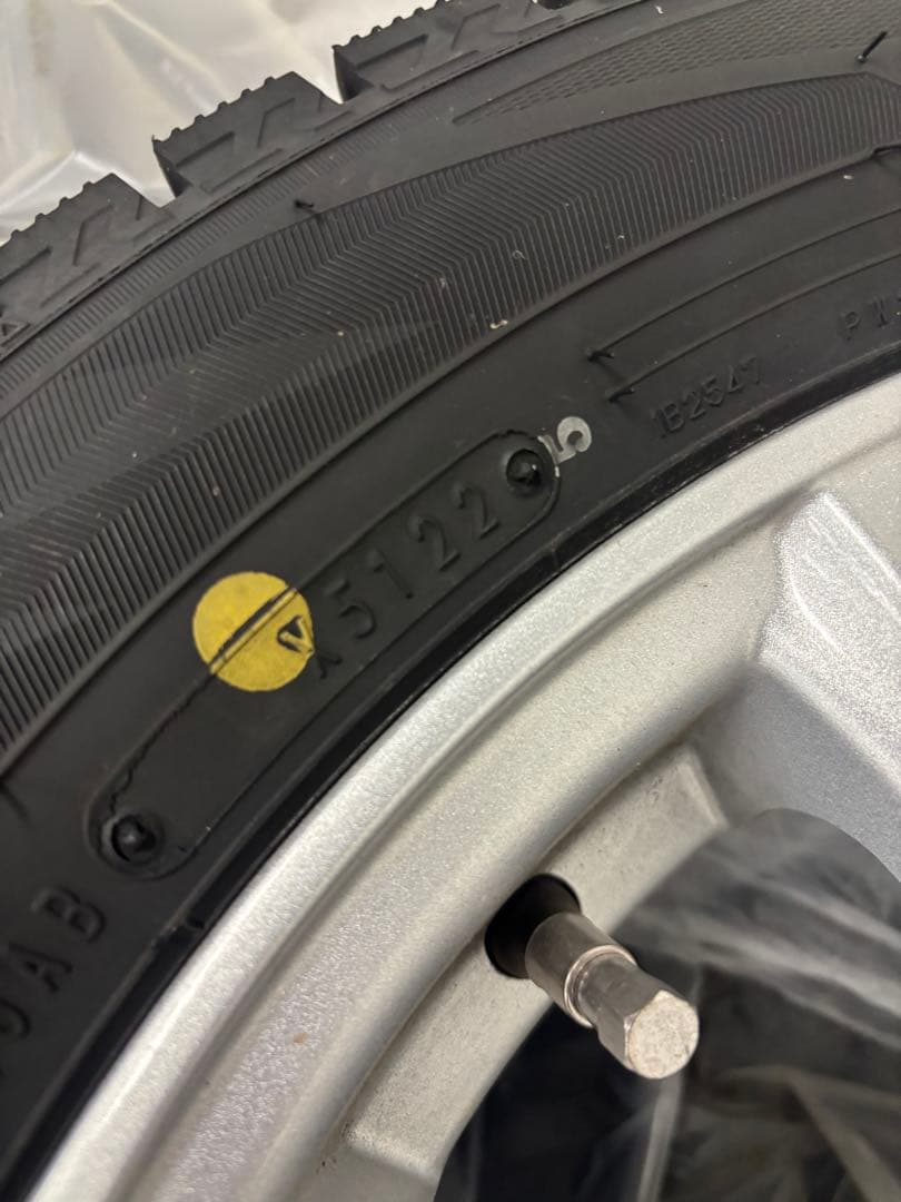 ①【おとーふちゃん】ダンロップ　スタッドレス&ホイール4本セット