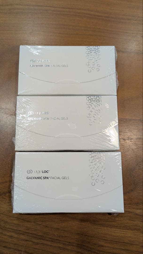 3個　ガルバニックスパ　フェイシャルジェルgenLOC GALVANIC SPA