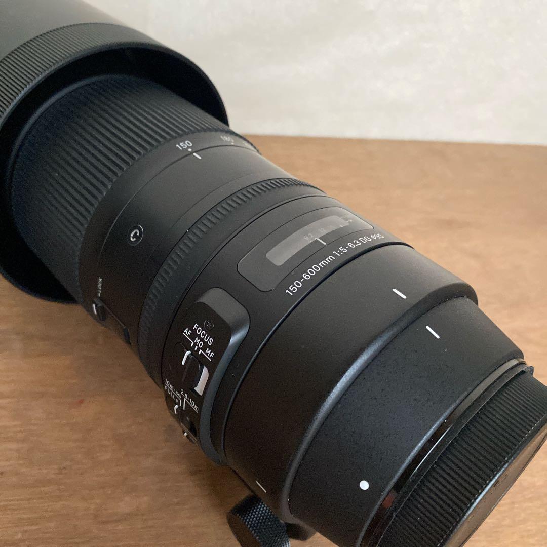SIGMA 150-600 f5-6.3 DG.OS HSM キヤノン テレコン