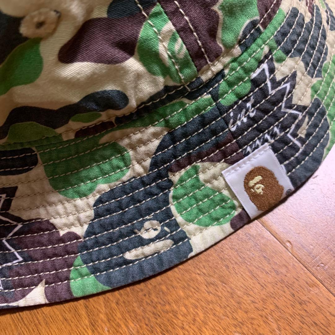 帽子 SAINT MICHAEL AP_BUCKET HAT ST APE CAMO