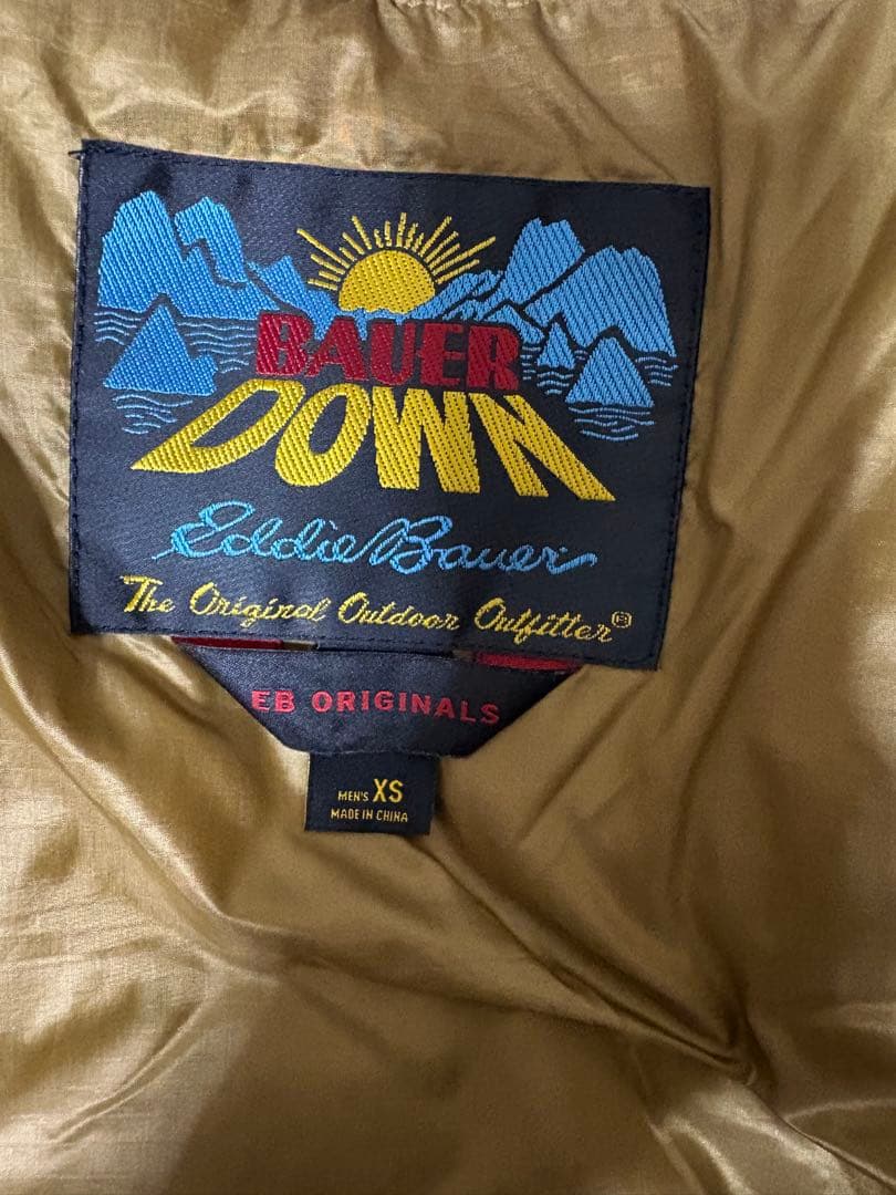 エディバウアー復刻　スカイライナー　キルティング　ダウンジャケット　ブラック