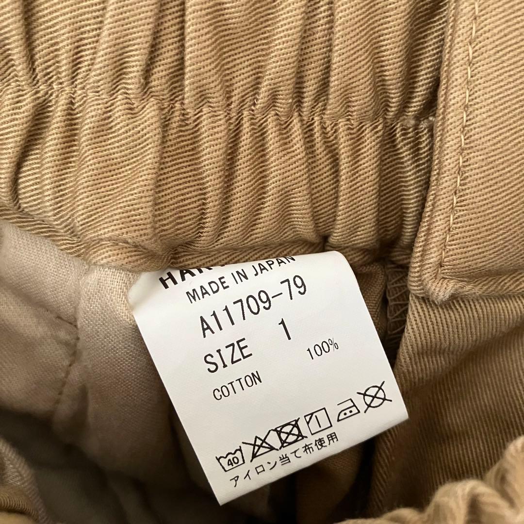 【HARVESTY】サーカスパンツ　タック　ワイド