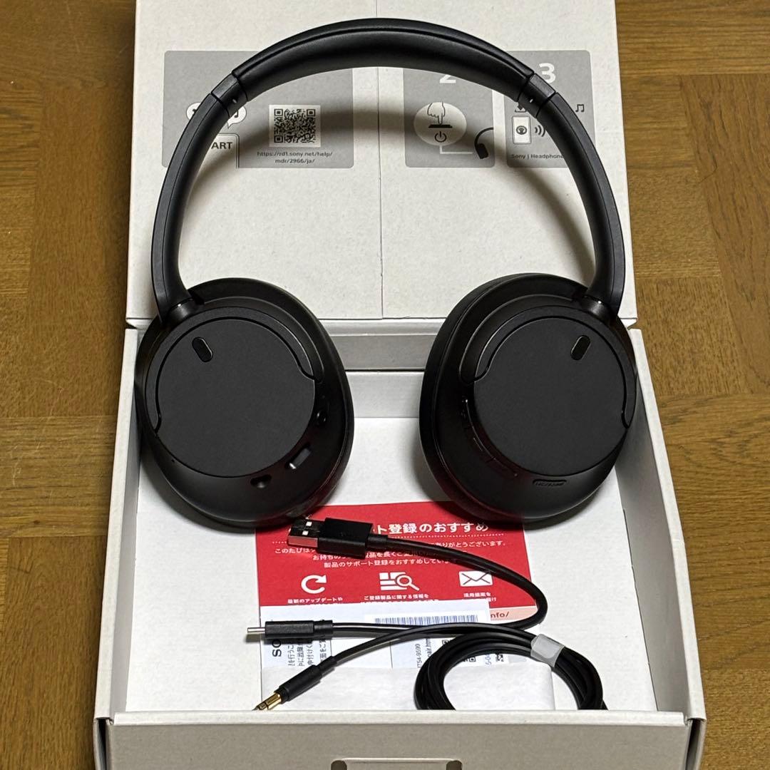 SONY ワイヤレスヘッドホン WH-CH720N ブラック