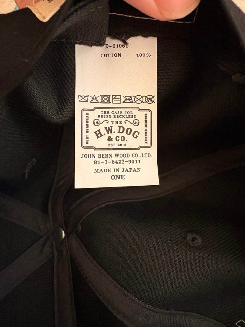 THE H.W.DOG&CO. “90s BB CAP”