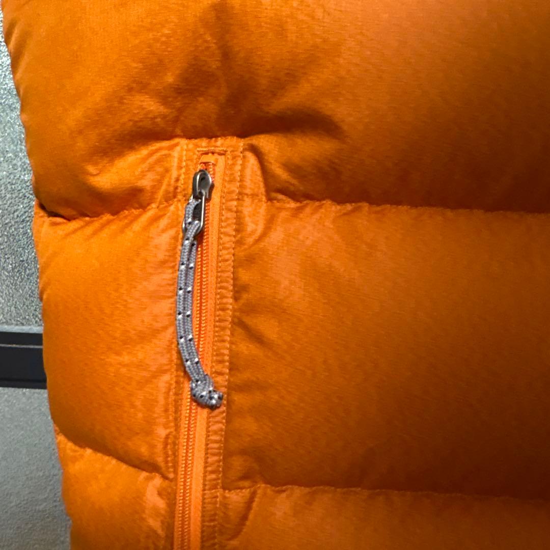 Patagonia ダウンジャケット 古着 オレンジ
