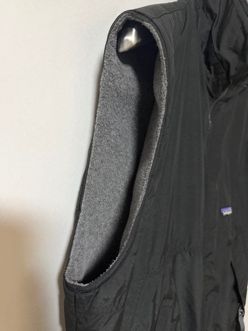 ’98 パタゴニア シェルドシンチラベスト 28501 ナイロン×フリースベスト