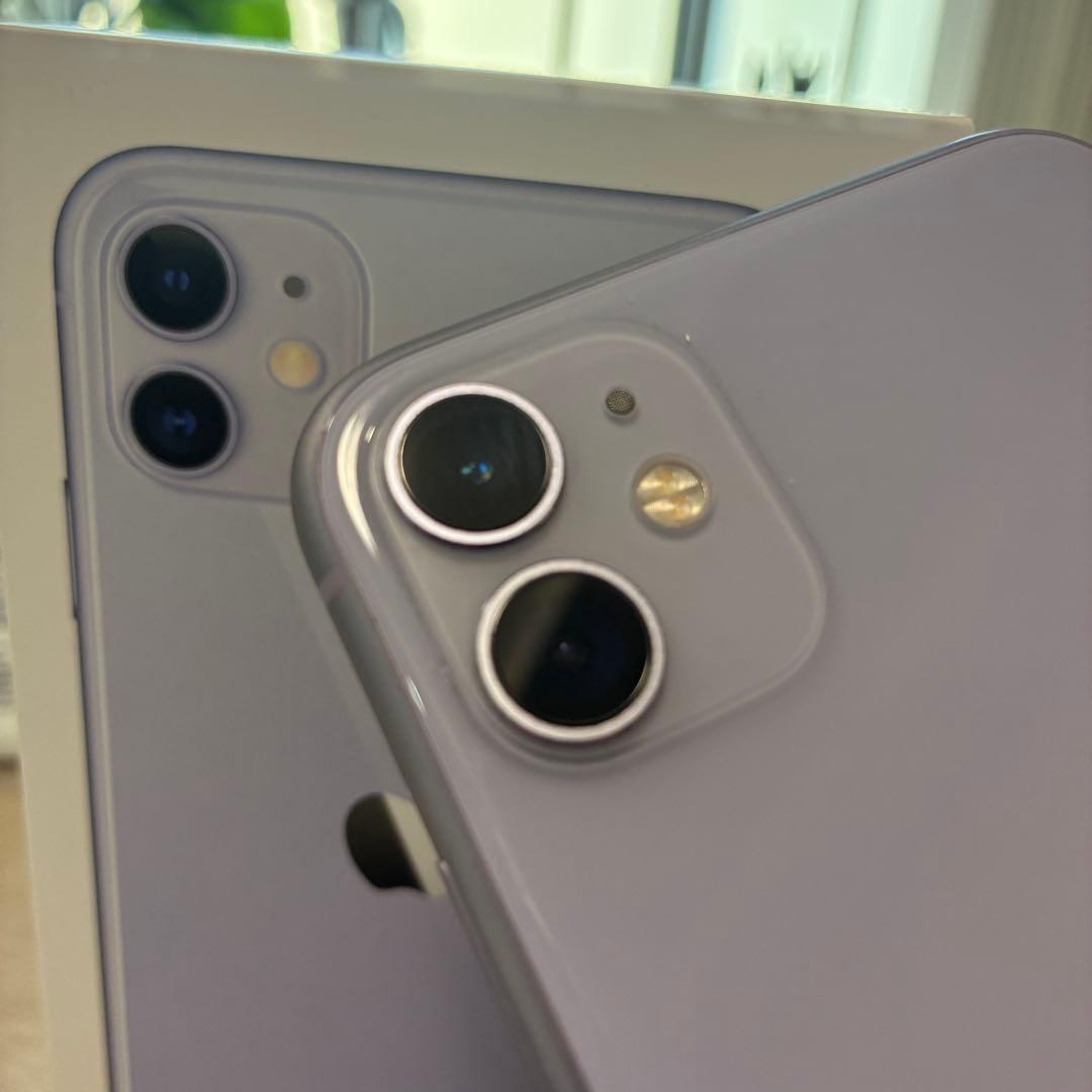 中古iPhone11 128GB 本体　箱付　美品　simフリー
