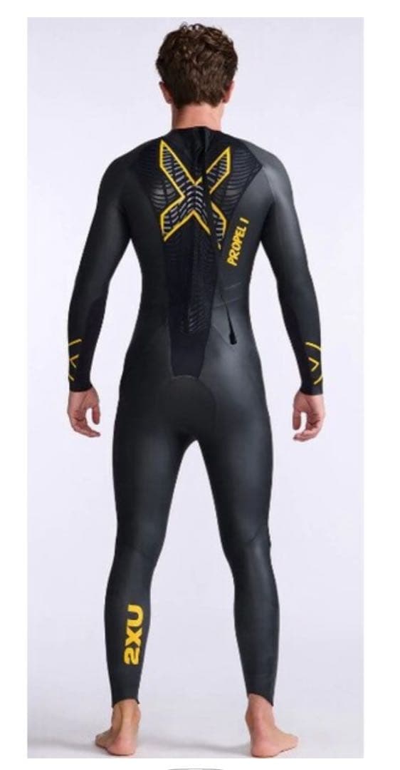 2XU メンズ トライアスロン用ウェットスーツ BLK/AMB サイズ：M