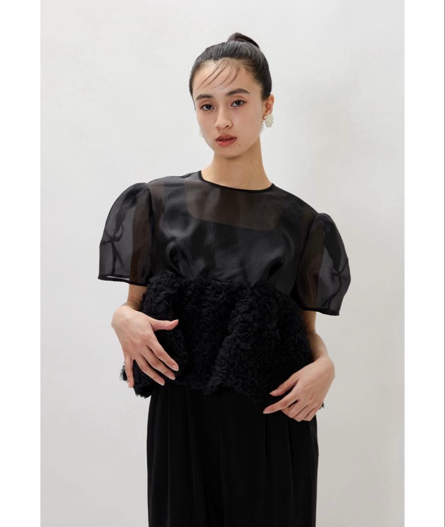 nianaスウェルペプラムセットアップパンツドレス 2点セット