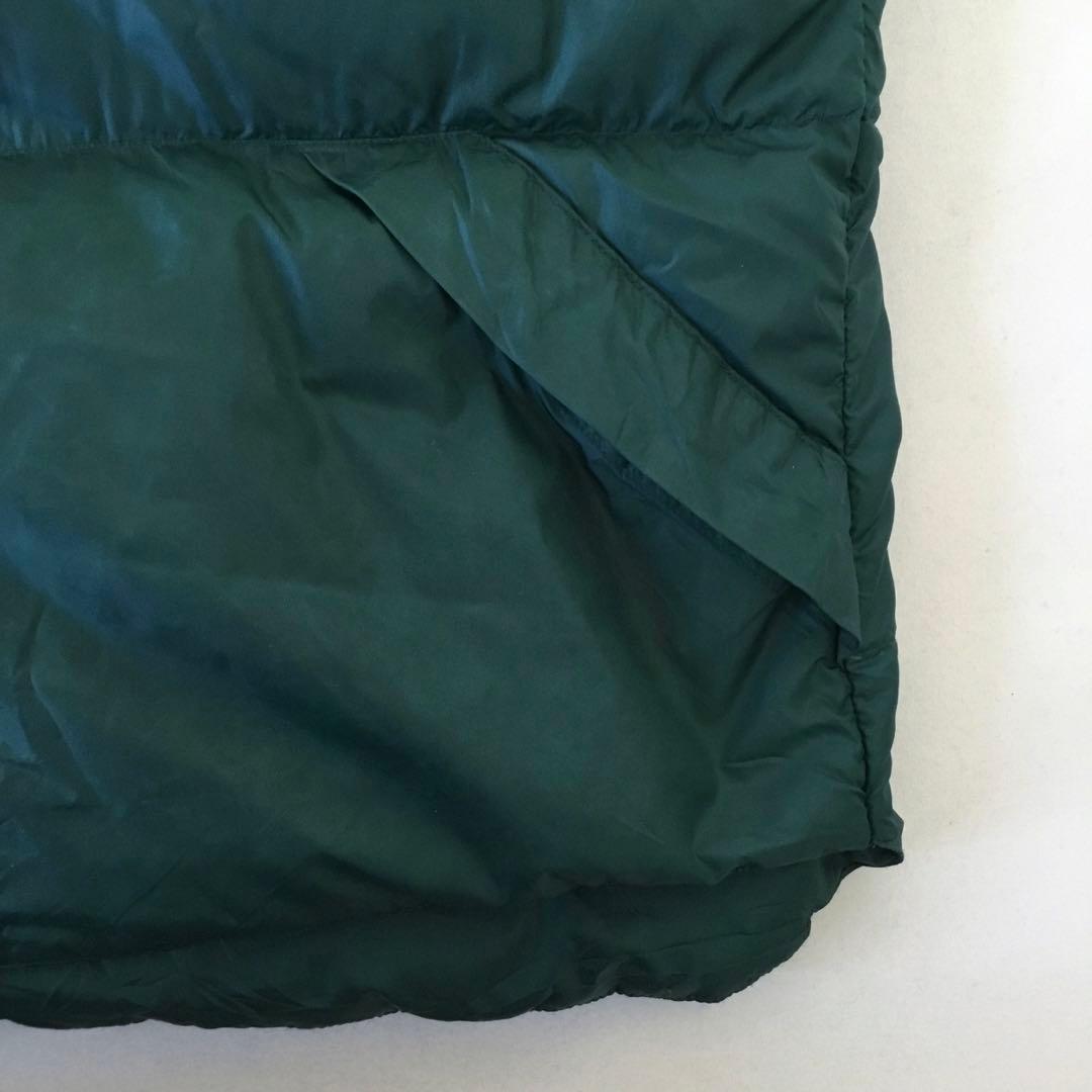 LLBean outdoors★グース/ダウンベスト◎L/グリーン