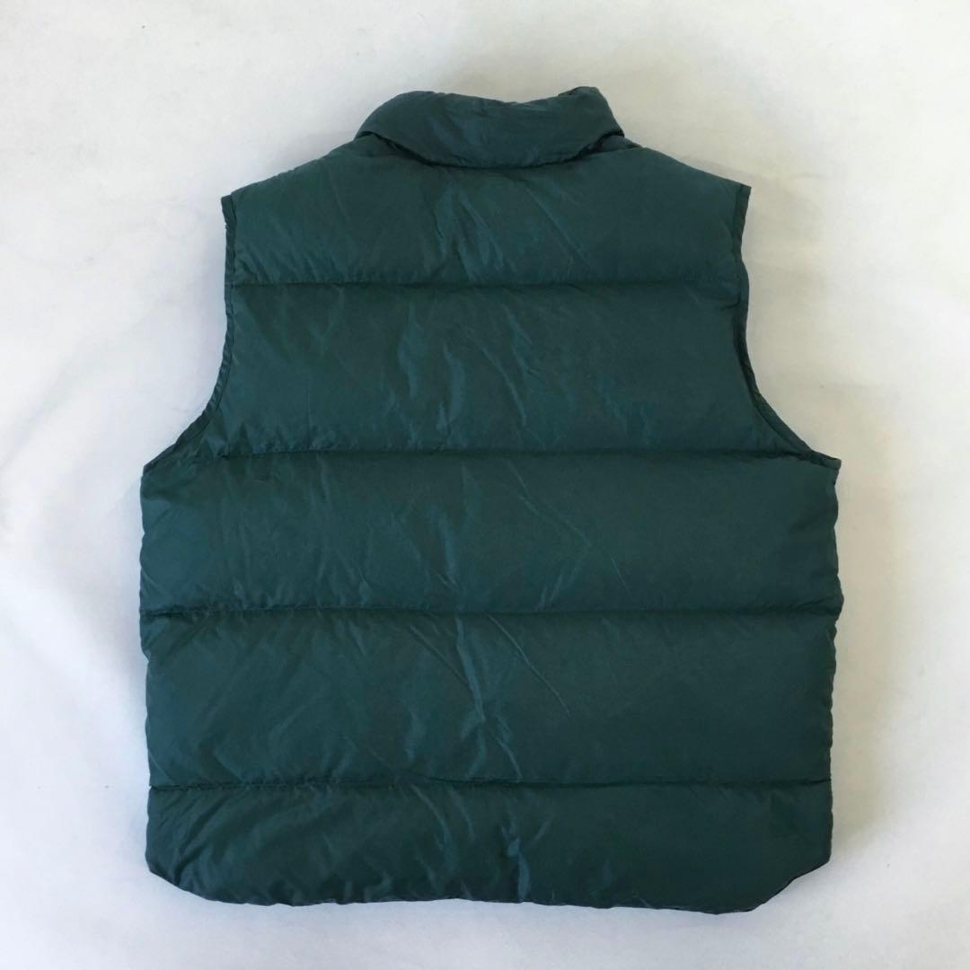LLBean outdoors★グース/ダウンベスト◎L/グリーン